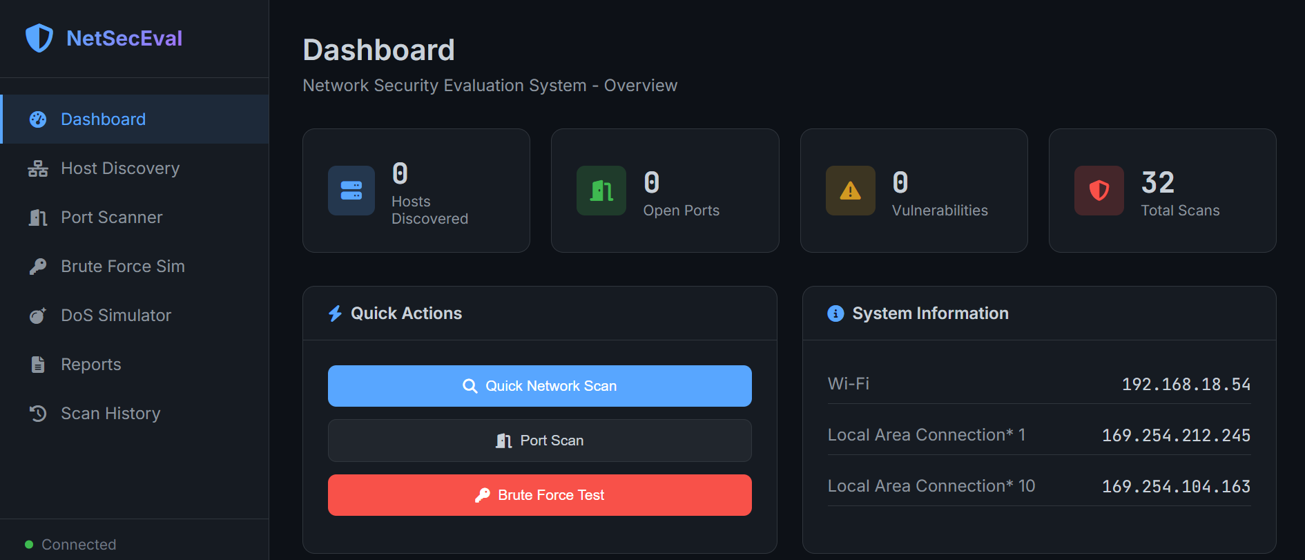 Network Evaluation Platform